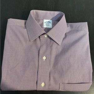 Brooks Brothers men’s slim fit non iron Lavender* Dress Shirt